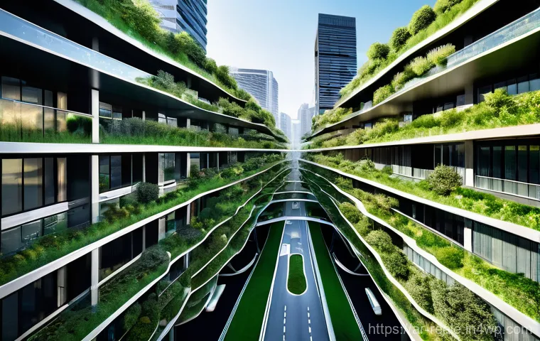 부동산 투자 시장의 미래 예측 - **Prompt 1: AI-Powered Real Estate Insights**
    A sleek, modern office interior with large, transp...