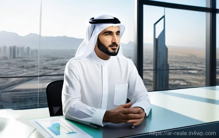 부동산 투자 시 필수 체크리스트 - **Prompt:** A highly detailed, realistic image of a sophisticated Arab businessman or businesswoman,...