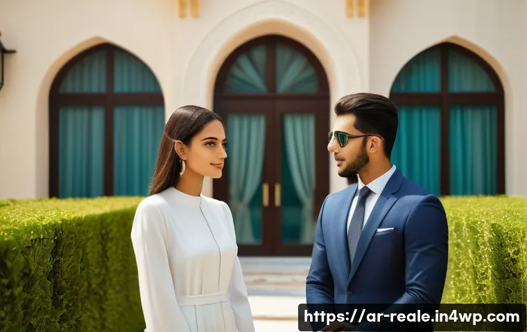 부동산 투자 시 실수 피하기 - **Prompt 1: Emotional vs. Analytical Decision**
"A vibrant, eye-level, wide shot depicting a sty...